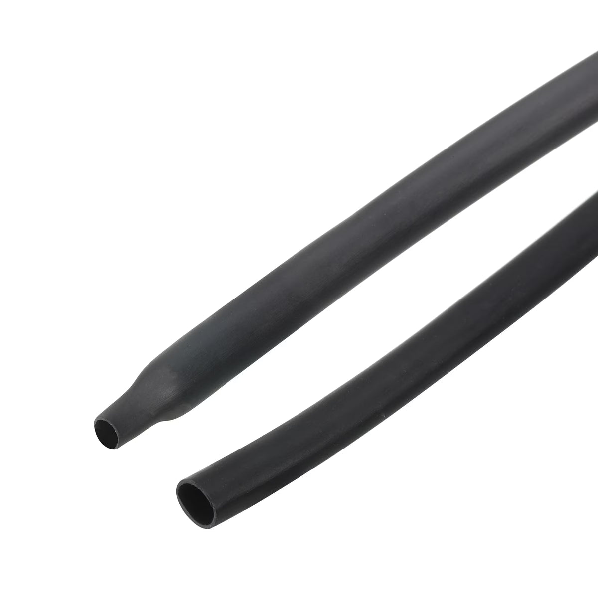 2pcs 4mm Dia 50ft Heat Shrink Tubing 4:1 Dual Wall Adhesive Lined Waterproof Black H792