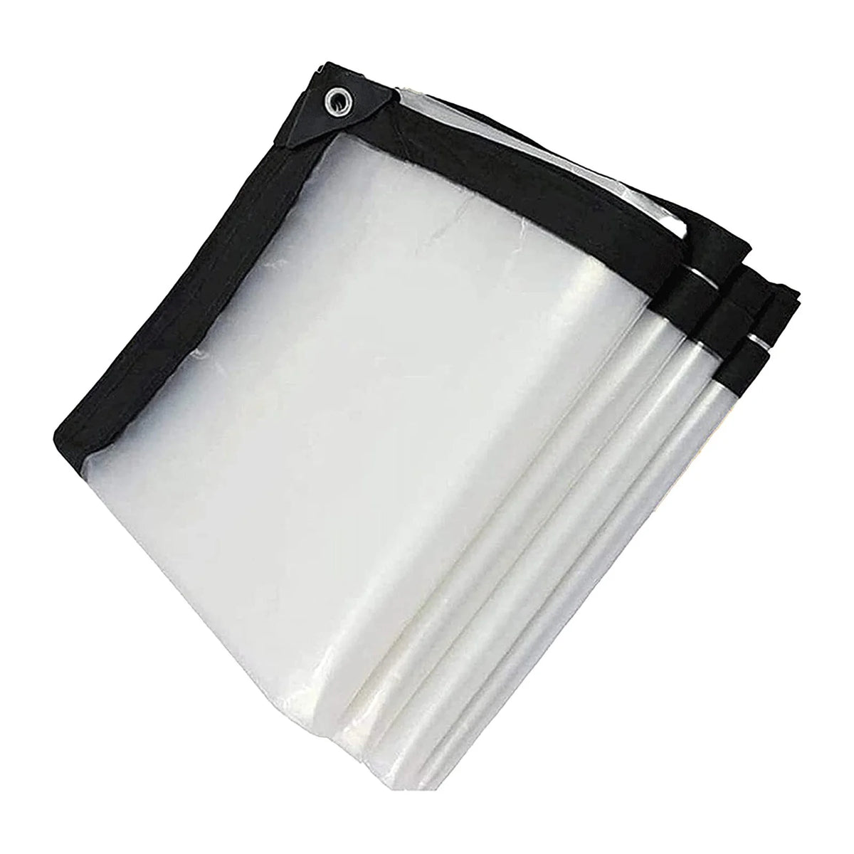 7x7 Ft Heavy Duty Waterproof PVC Transparent Tarpaulin E824
