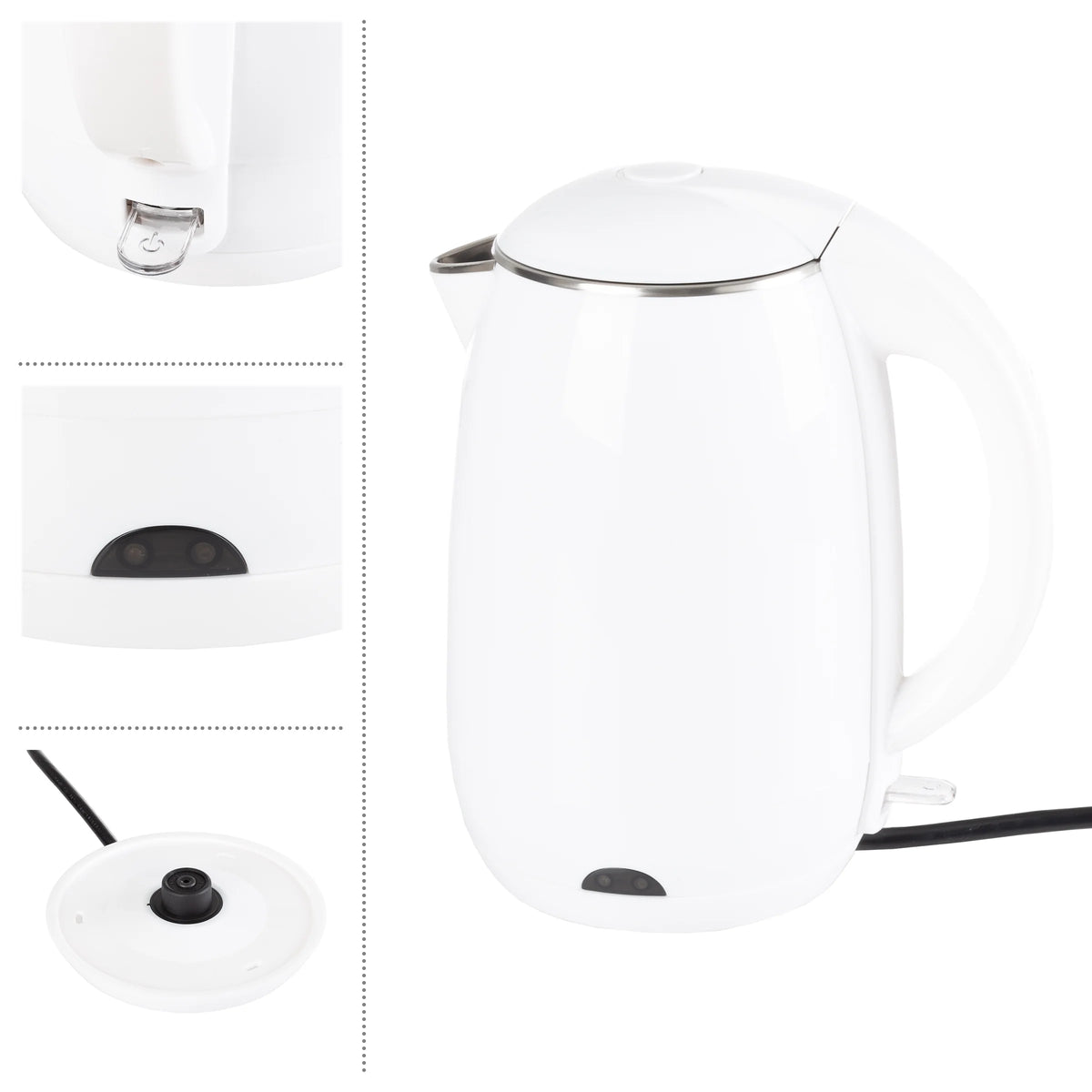 White 1.8L Electric Kettle Z9411