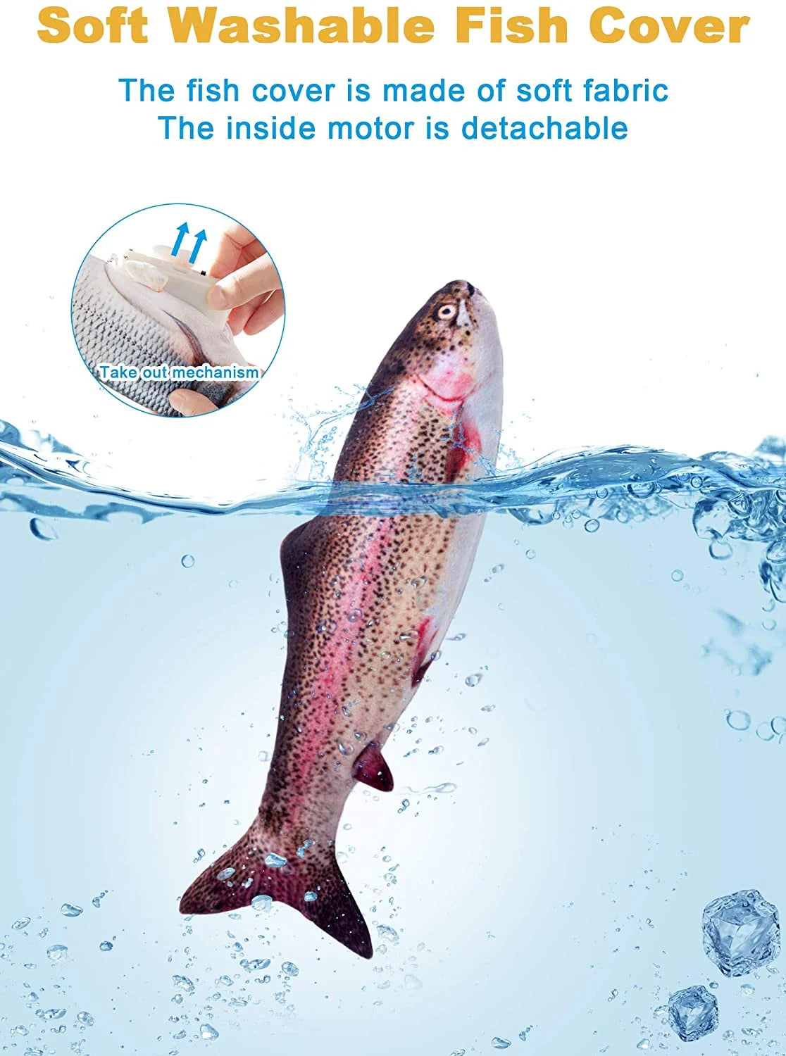 Flopping Fish Cat Toy W813