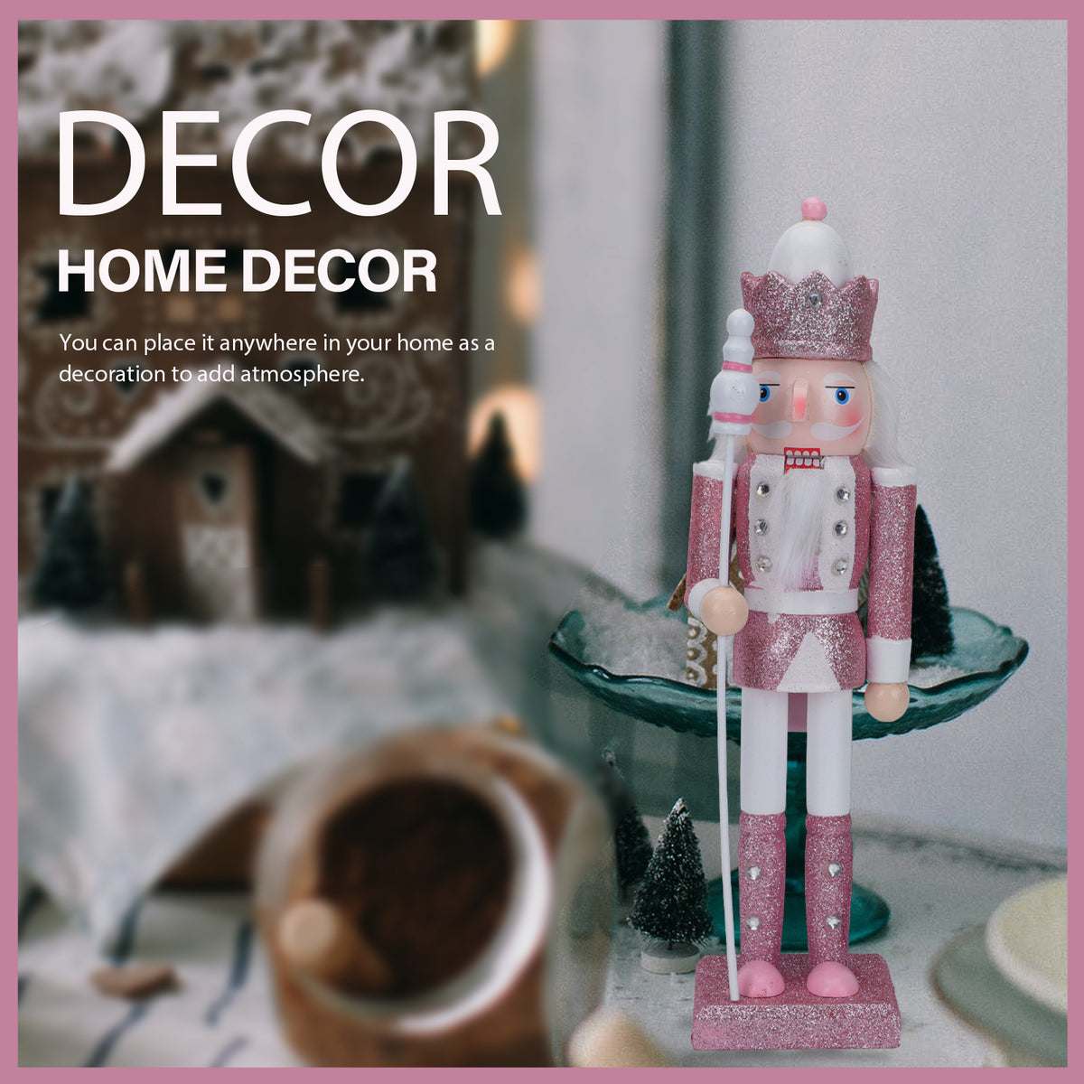 Nutcracker Doll Soldier Toy Christmas Decoration E94624