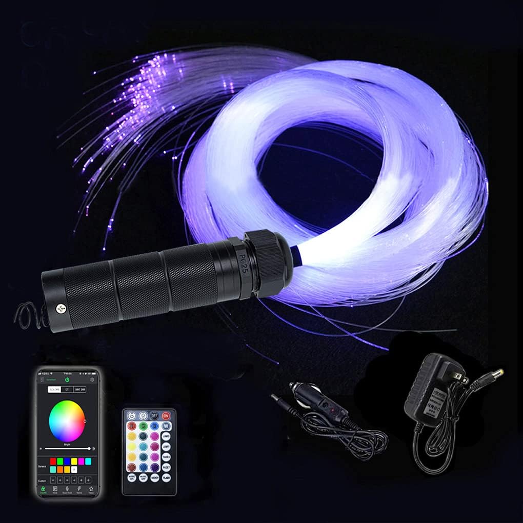 450pcs*0.03in*9.8ft RGBW Meteor LED Fiber Optic Ceiling Light Kits U112032