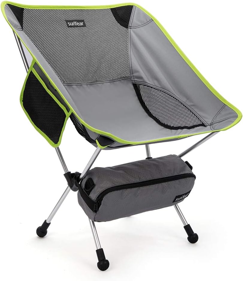 Compact Folding Camping Chair with Carry Bag I19794