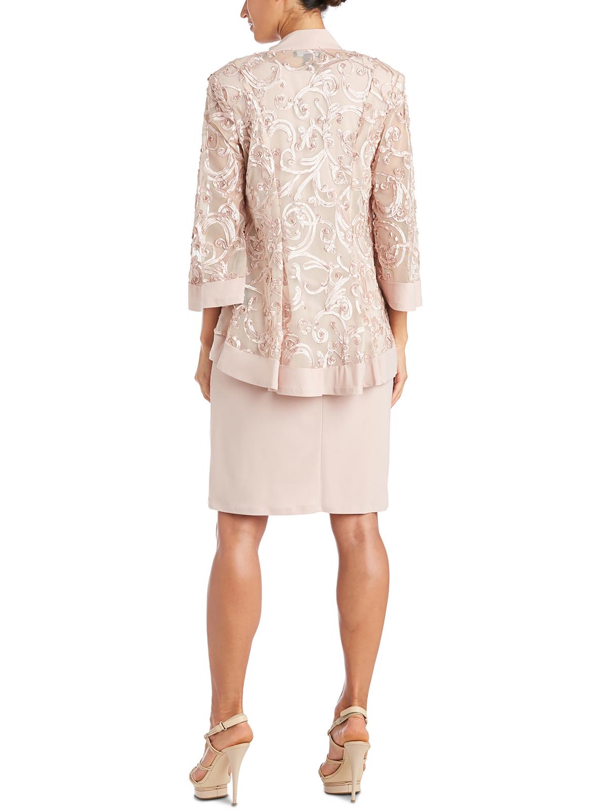 Mesh 2PC Cocktail and Party Dress W50939