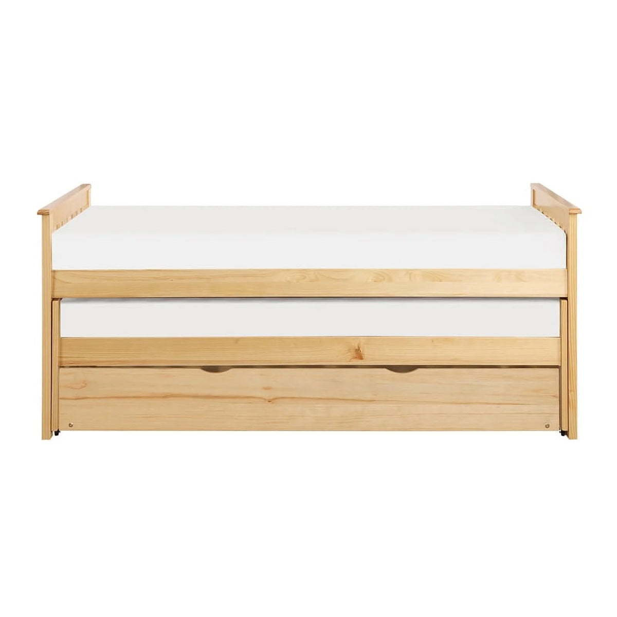 Wood Twin Bed with Twin Trundle X19964