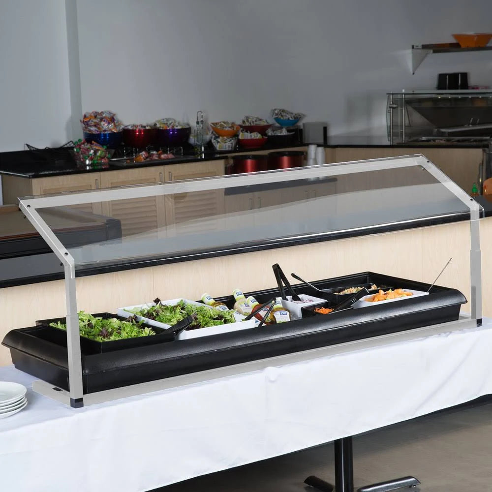 Clear Adjustable Single Sided Sneeze Guard B2968