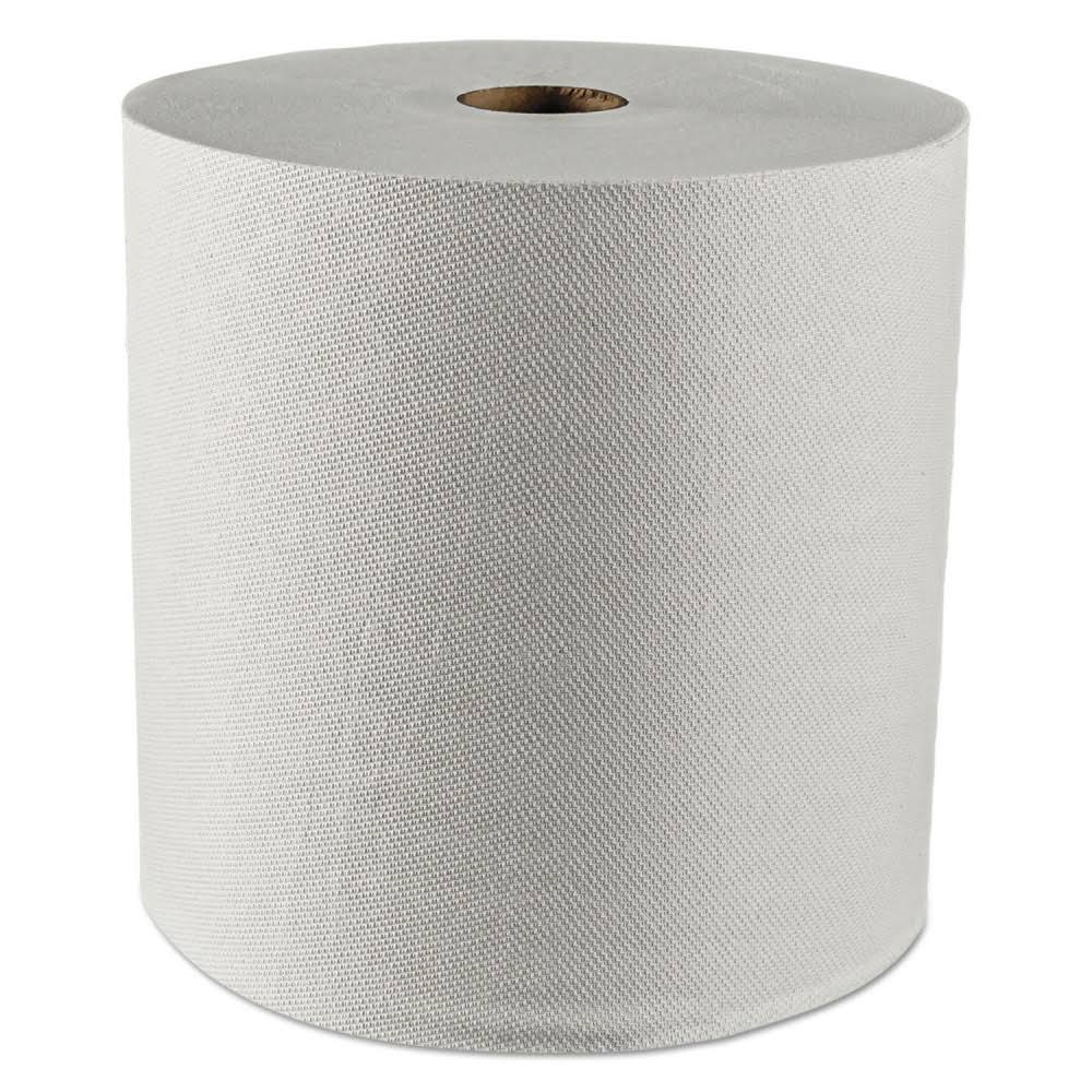 White Hard Roll Towels, 8x22 x 425 ft, 12 Rolls/Carton N5607