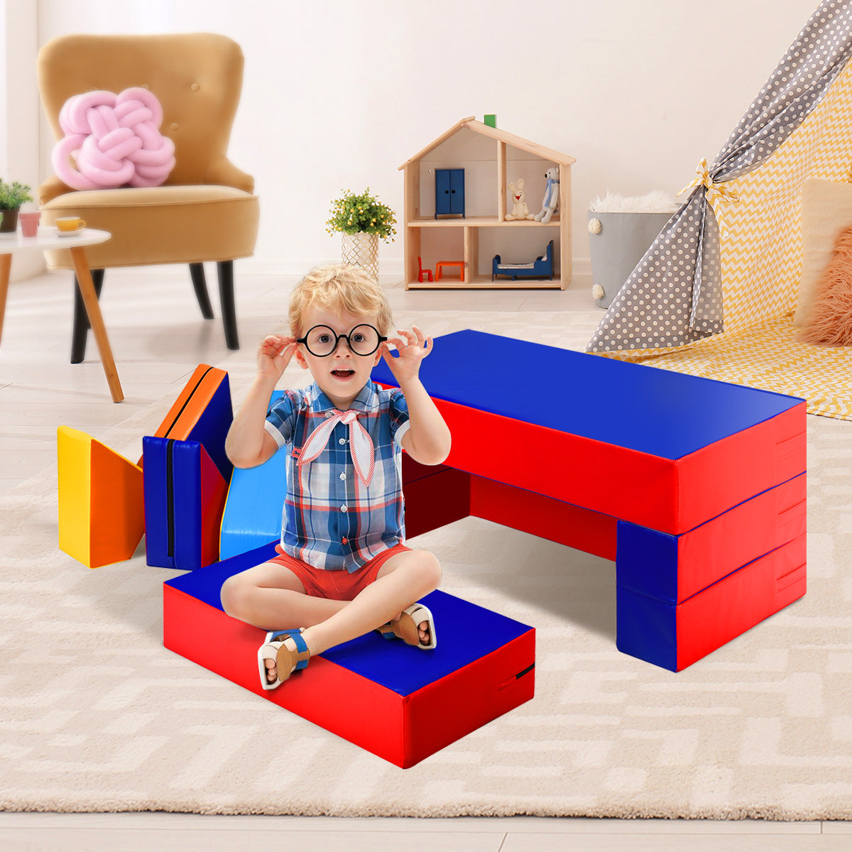 4-in-1 Foam Shapes Playset R892