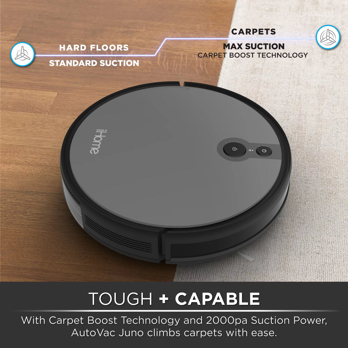 Robot Vacuum with Mapping Technology and App Control J563