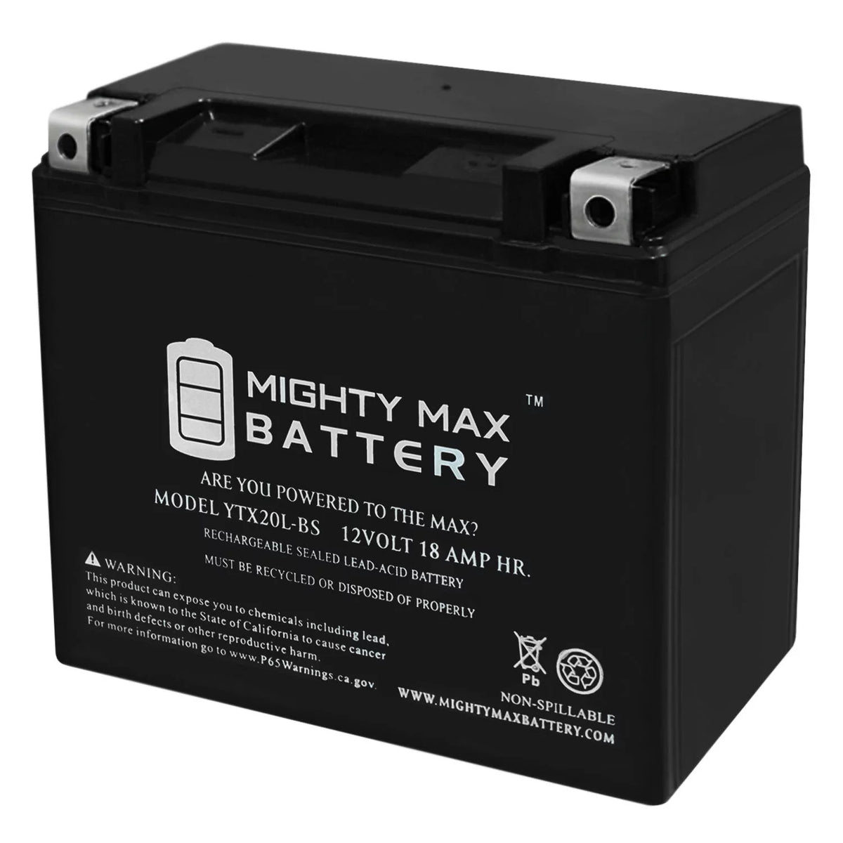 YTX20L-BS Replacement Battery G1942
