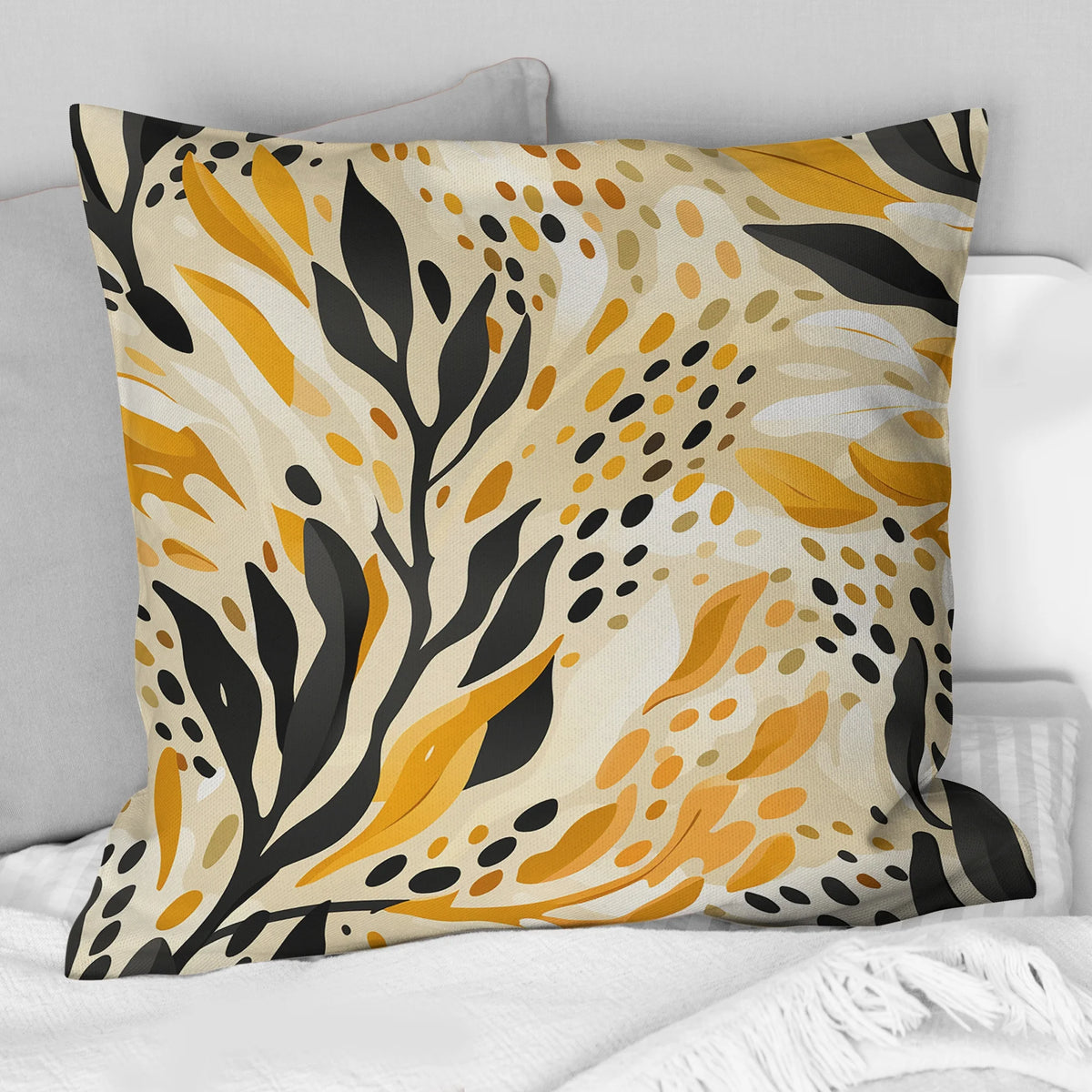 Abstract Printed Throw Pillow L833652