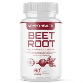 Beet Root Capsules 1300mg Organic Beetroot Powder Extract 60CT S8964