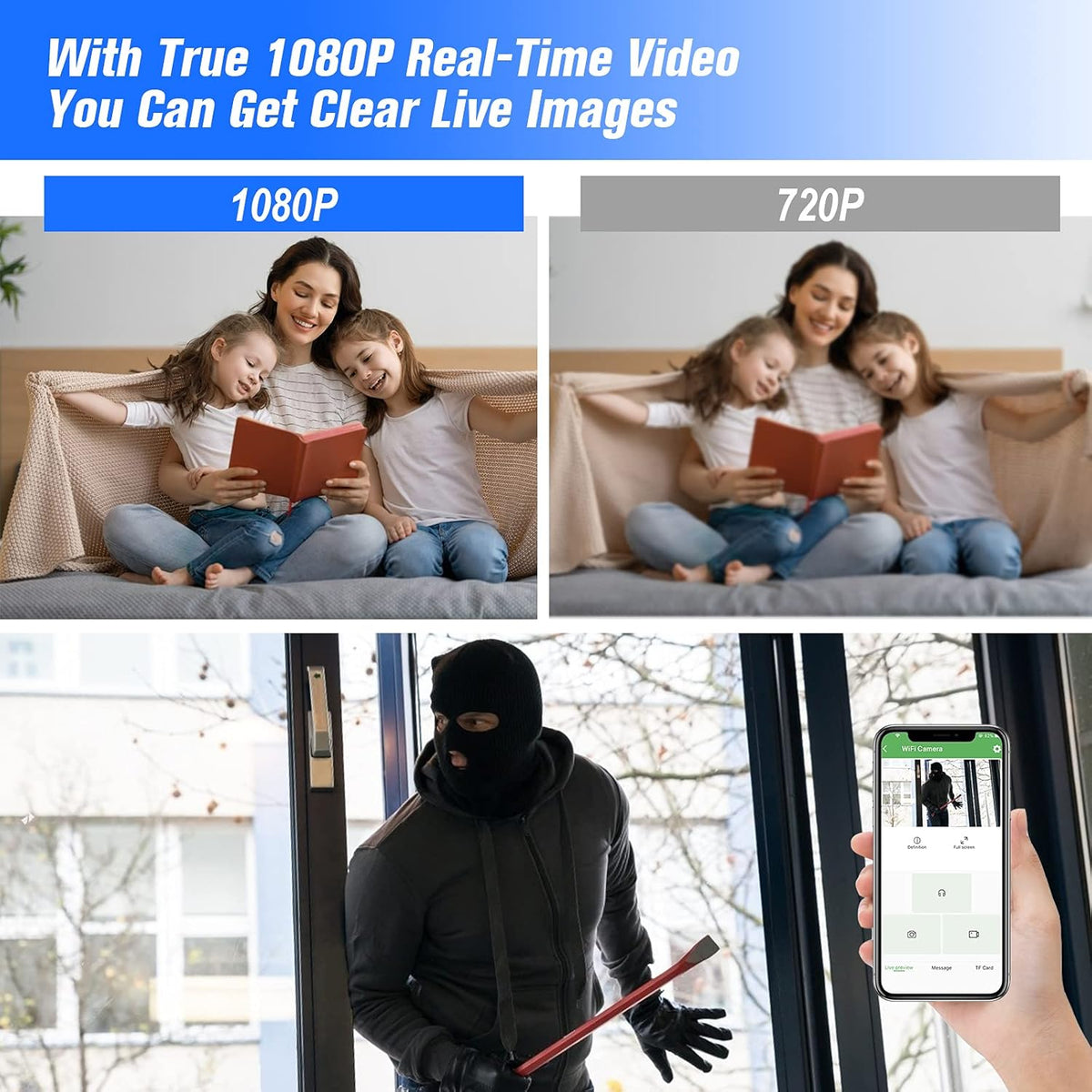4K HD WiFi Security Camera Pack of 2 Z5825