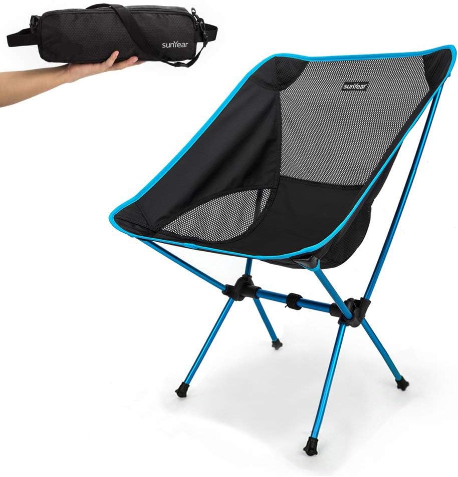 Compact Folding Camping Chair with Carry Bag I19794