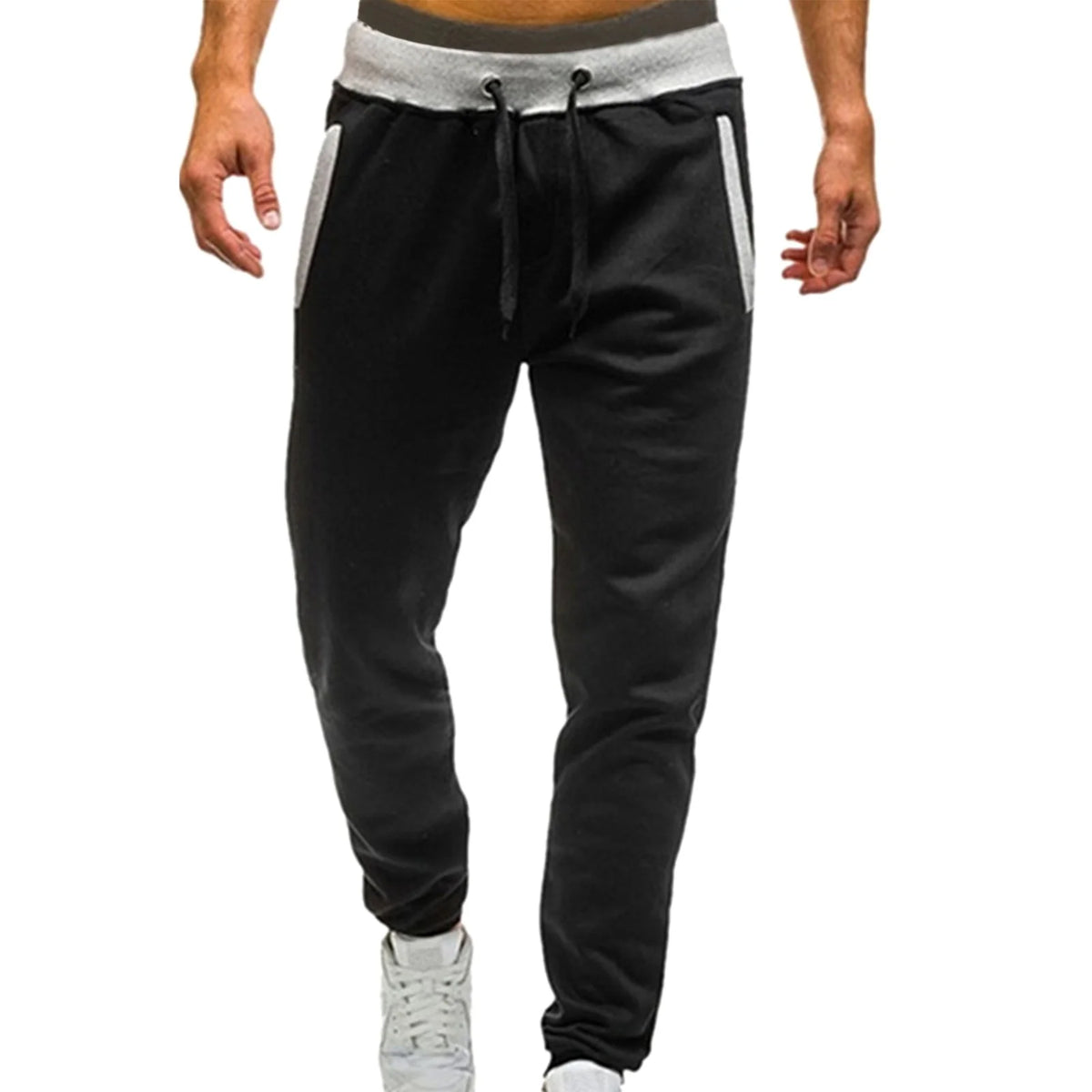 Men's Casual Jogging Pants, Polyester Sweatpants with Pockets W376980
