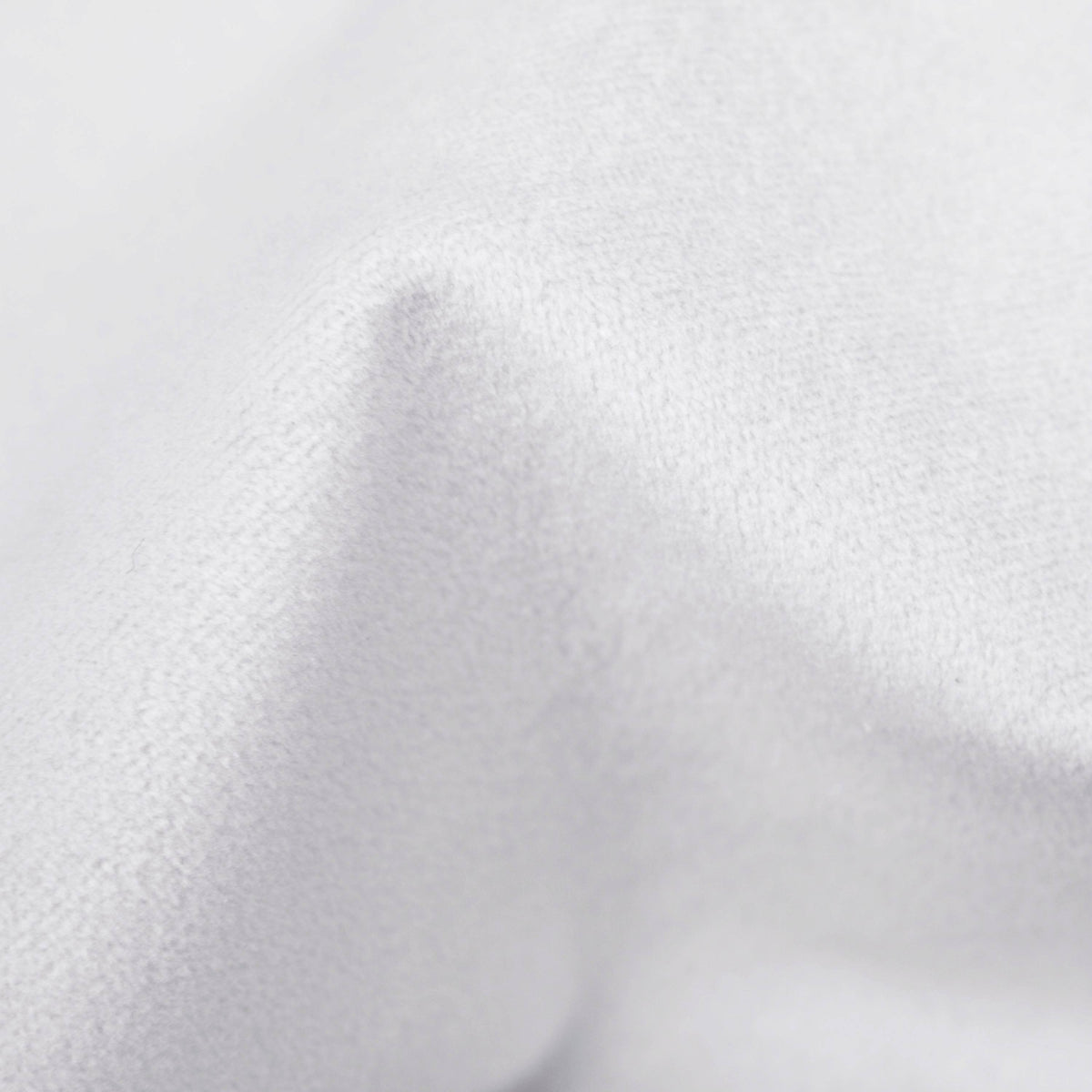 White Velvet Storage Bench D275