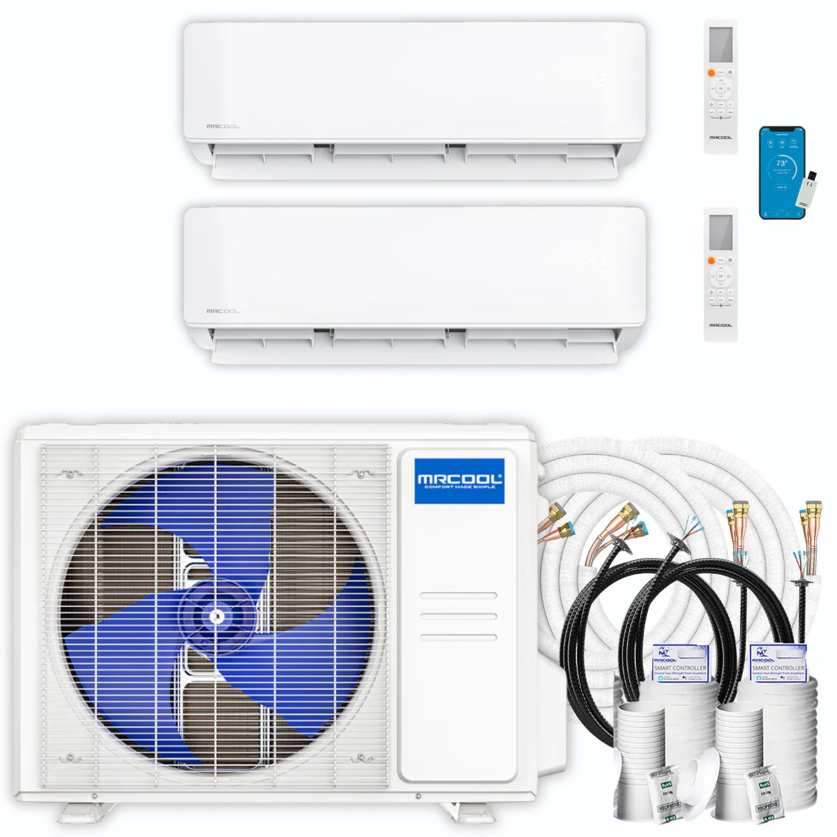 30,000 BTU 2 Zone Ductless Air Conditioner and Heat Pump B731