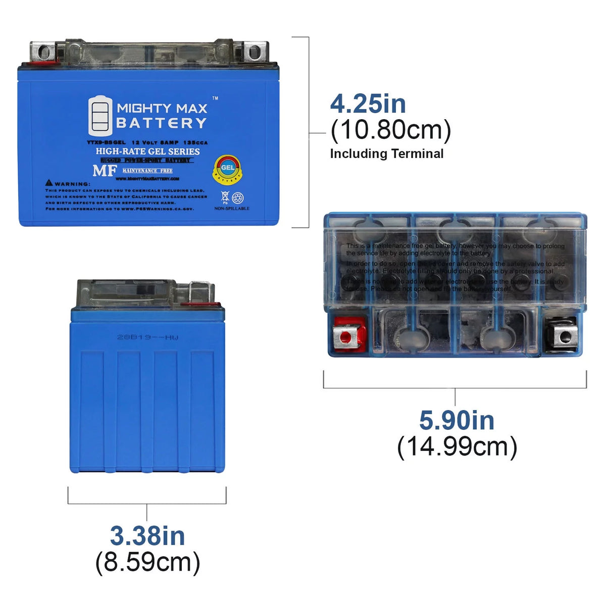12V 8AH Gel Battery Z478376