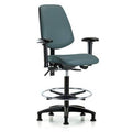 Blue Ergonomic Drafting Chair M835
