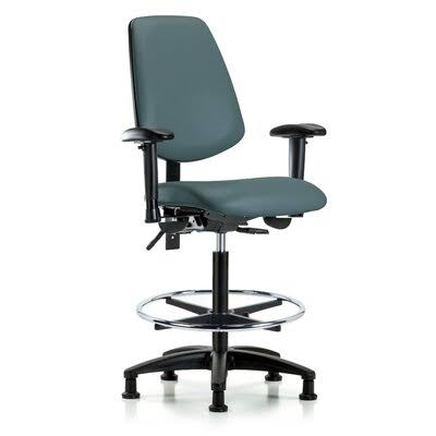 Blue Ergonomic Drafting Chair M835