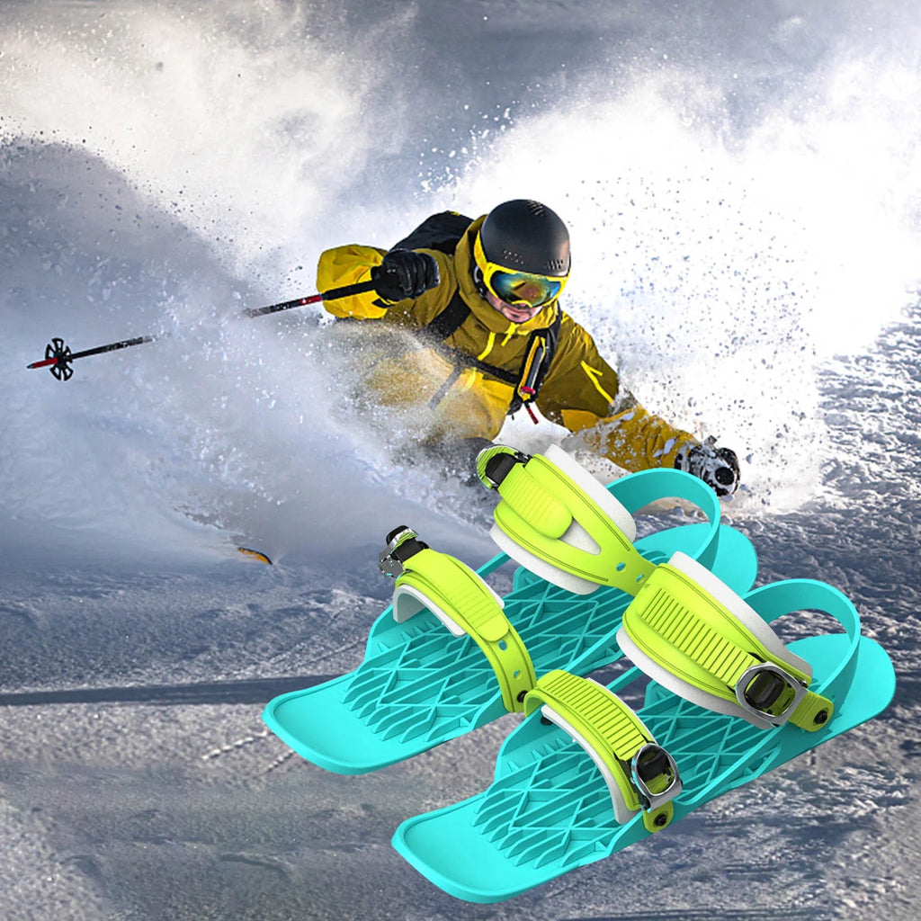 Mini Short Ski Skates Attach to Skis Boots S673582