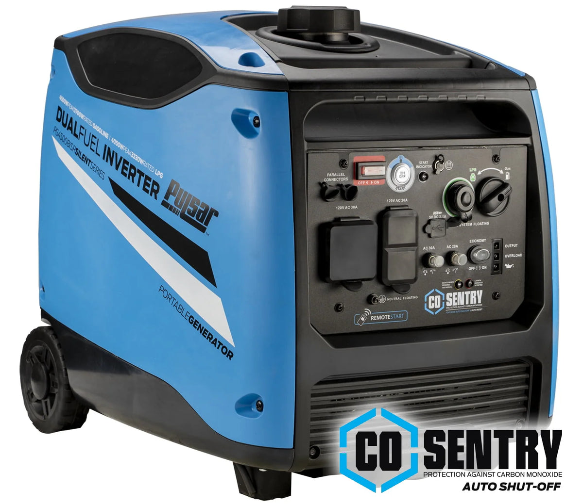 4,500-Watt Dual-Fuel Inverter Generator E63957