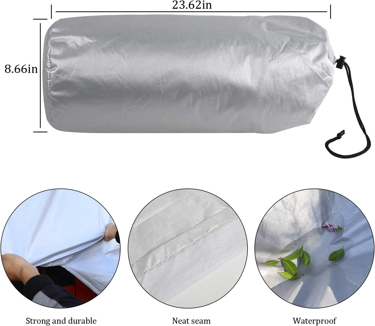 Car Rain Sunshade Cover for Jeep Wrangler JK JL 4 Door F838