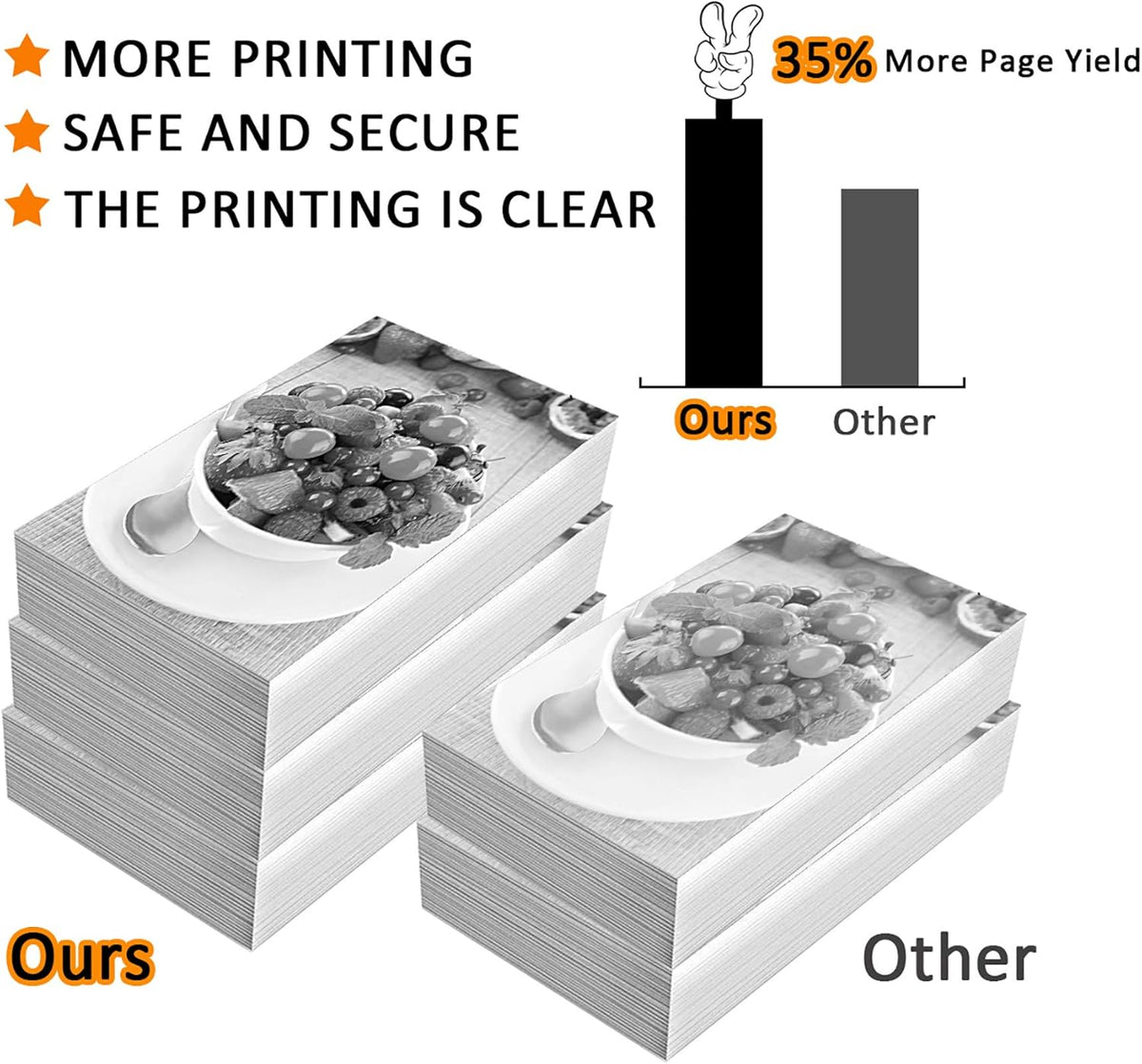 2 Pack Black Toner Cartridge for HP P2055 Printer D2786