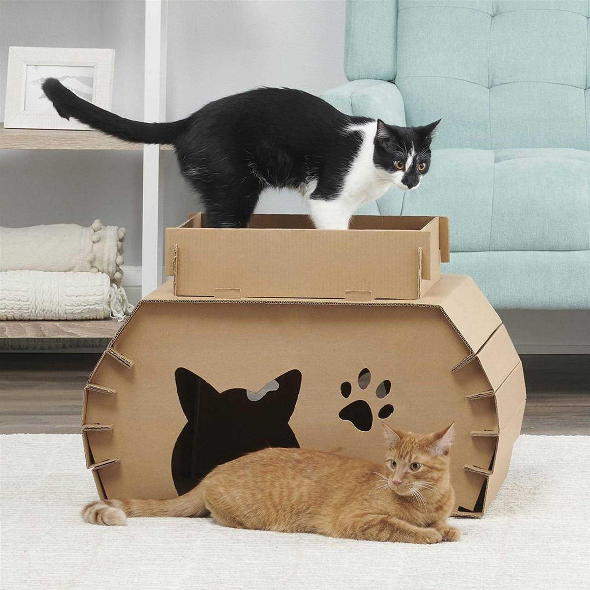 Cat Camper and Scratcher L7186