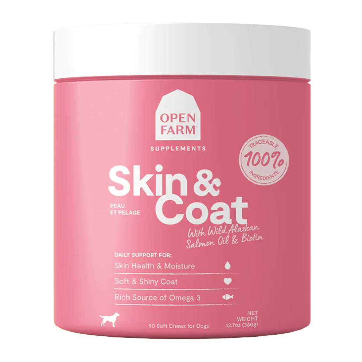 Skin & Coat Supplement Chews for Dogs O2063