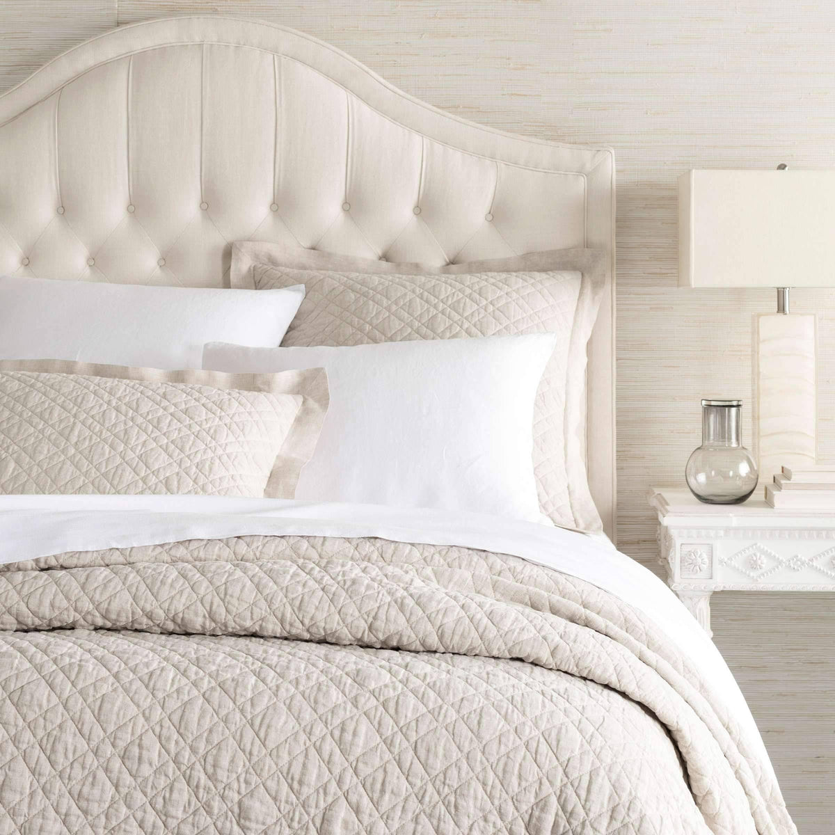 Twin Washed Linen Quilt M8519