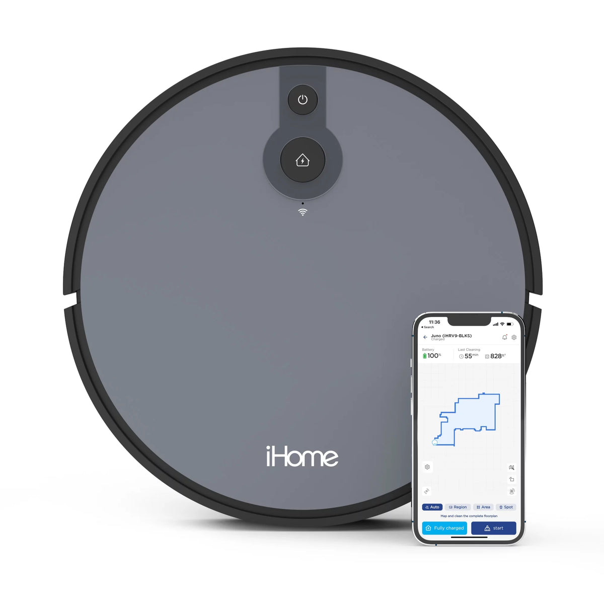 Robot Vacuum with Mapping Technology and App Control J563