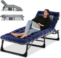Adjustable 4-Position Folding Camping Cot with Pillow B97137